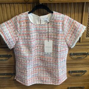 S’EDGE Multicolor Tweed Top